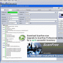 SCANFREE FREEWARE EDITION freeware screenshot
