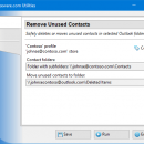 Remove Unused Contacts freeware screenshot