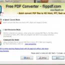 FlipPDF Free PDF Converter freeware screenshot