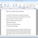 Free PDF to JPG Converter freeware screenshot