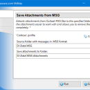 Save Attachments from MSG for Outlook freeware screenshot