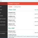 CashBack Categories freeware screenshot