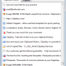 Clipdiary freeware screenshot