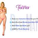 Tavia Virtual Girl DeskMate freeware screenshot