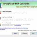 Free eMagMaker PDF Converter freeware screenshot