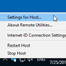 Remote Utilities Host freeware screenshot