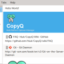 CopyQ for Mac OS X freeware screenshot