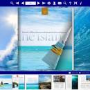 Flash Flip Book Templates of Sea Theme freeware screenshot