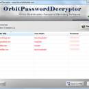 Orbit Password Decryptor freeware screenshot