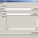 Text 2 Folders freeware screenshot