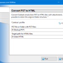 Convert PST to HTML for Outlook freeware screenshot