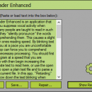 Speed Reader Enhanced freeware screenshot