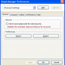 Gmail Manager freeware screenshot