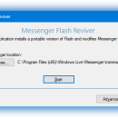 Messenger Flash Reviver freeware screenshot