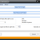 Yodz Splitter and Joiner freeware screenshot