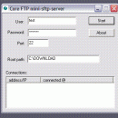 Core FTP Mini SFTP Server freeware screenshot