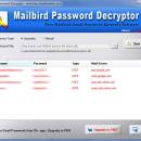 Mailbird Password Decryptor freeware screenshot