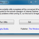 Fix IE Utility freeware screenshot