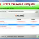 Brave Password Decryptor freeware screenshot