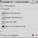 Teeny Context freeware screenshot