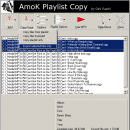 AmoK Playlist Copy freeware screenshot