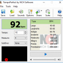 TempoPerfect Computer Metronome freeware screenshot
