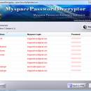 Password Decryptor for Myspace freeware screenshot