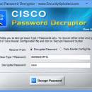 Password Decryptor for Cisco freeware screenshot