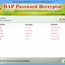 DAP Password Decryptor freeware screenshot