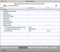 iPhone Explorer for Mac freeware screenshot