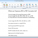 Freemore JPG to PDF Converter freeware screenshot