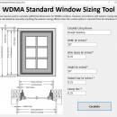 WDMA Standard Window Sizing Tool freeware screenshot