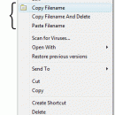 CopyFilenames freeware screenshot