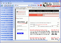 FontNet Explorer freeware screenshot