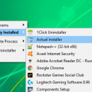 1Click Uninstaller freeware screenshot