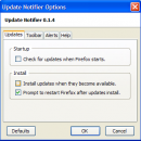 Update Notifier freeware screenshot