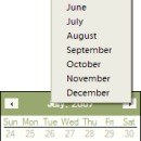 QuickMonth Calendar freeware screenshot