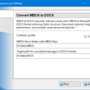 Convert MBOX to DOCX for Outlook freeware screenshot