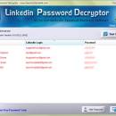 Linkedin Password Decryptor freeware screenshot