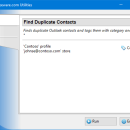 Find Duplicate Contacts for Outlook freeware screenshot