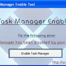 Enable Task Manager Tool freeware screenshot