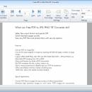 Free PDF to JPG PNG TIF Converter freeware screenshot