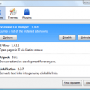 Extension List Dumper freeware screenshot