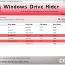 Hide Drives on Windows freeware screenshot