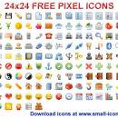 24x24 Free Pixel Icons freeware screenshot