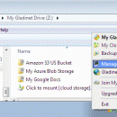 Gladinet Cloud Desktop for Windows Azure freeware screenshot