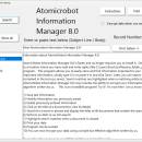 Atomicrobot Information Manager freeware screenshot