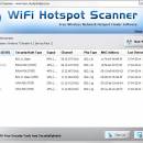 WiFi Hotspot Scanner freeware screenshot