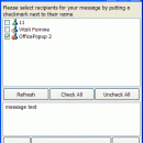 Fomine Net Send GUI freeware screenshot