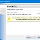 Delete Folders for Outlook freeware screenshot